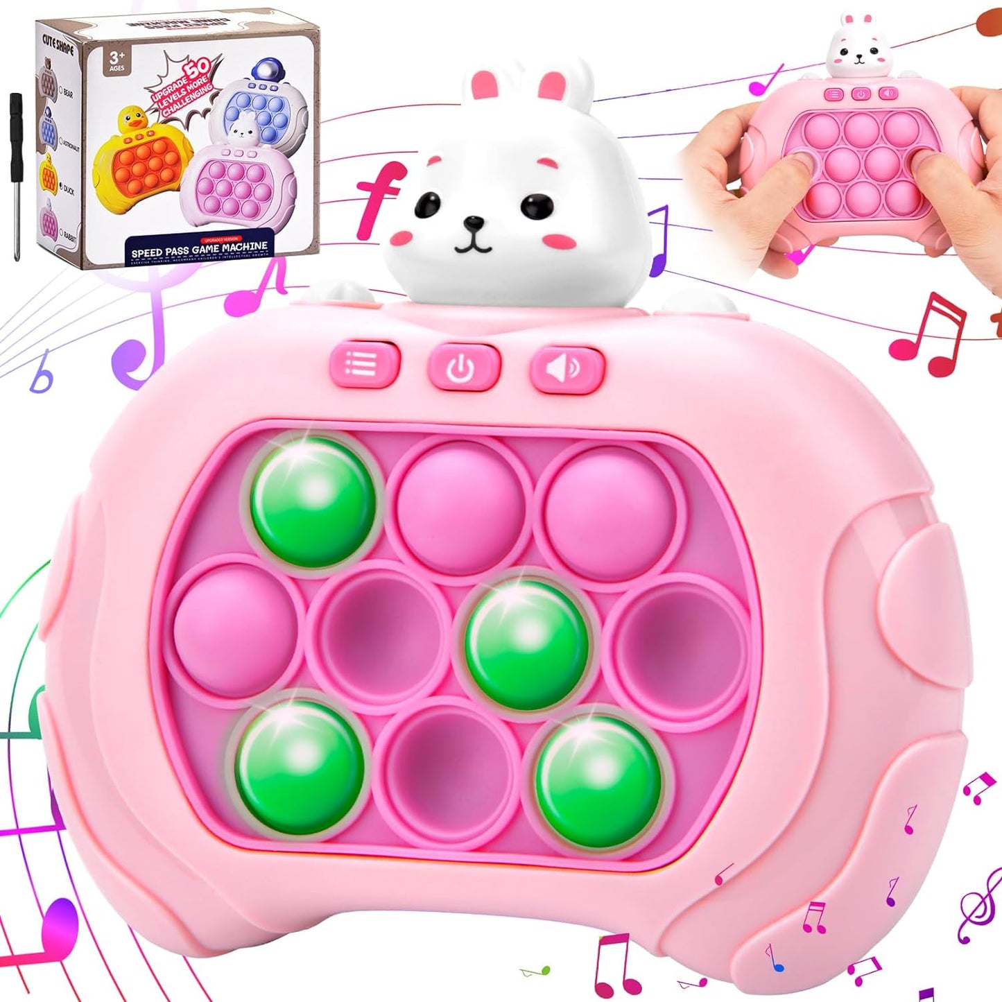 idealbox Anti Stress Spielzeug Bubbles Pop It Fidget