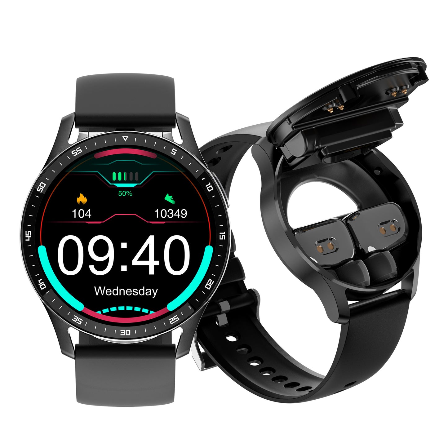 idealbox 2-in-1 Smartwatch TWS mit Kopfhörer