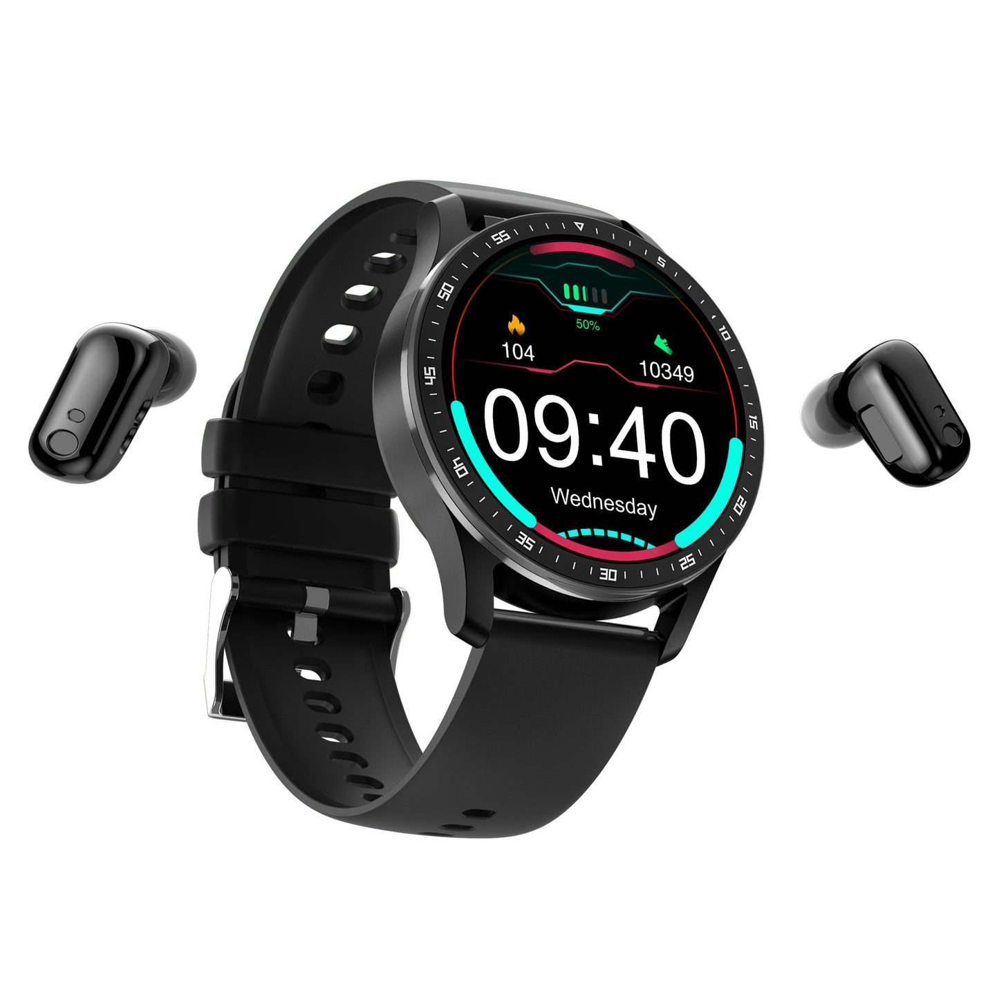 idealbox 2-in-1 Smartwatch TWS mit Kopfhörer